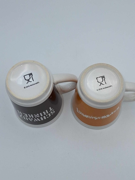 4x McCafe Tassen von 2010